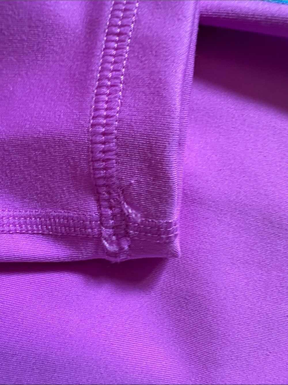 Yoga work out - Pink Colorblock Active Leggings - Picture 8 of 13